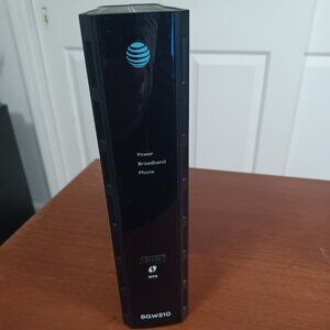 ARRIS ATT BGW210-700 Gateway WiFi Modem Router with power supply - Black